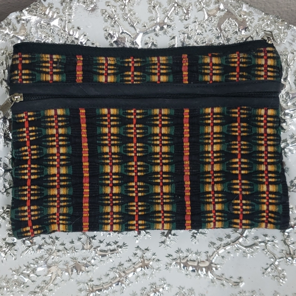 Rastafarian boho hippie pouch bag